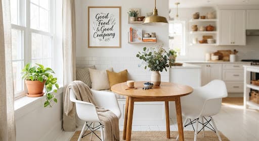 Kitchen nook mockup