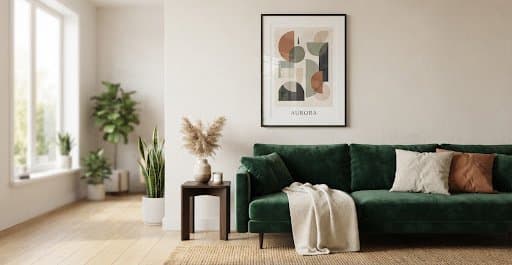 Photorealistic mockup result